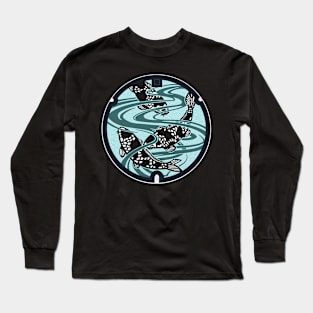 Ojiya City Manhole Cover Art Alternative Color Long Sleeve T-Shirt